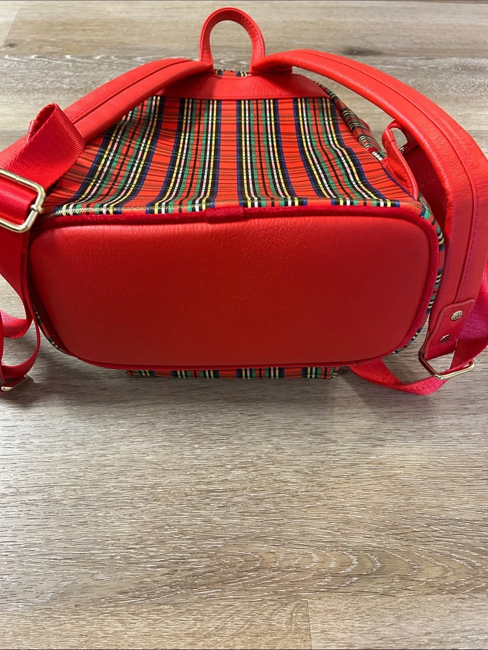 Loungefly Disney Parks Plaid Christmas Mini-Backpack